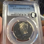 PCGS PR69 DCAM 2003-S Kennedy Half Dollar 50C Proof Cert 37677508