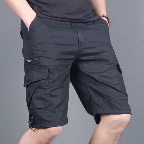 New Mens Work Shorts Combat Cargo Multi Pockets Casual Summer Shorts Half Pants
