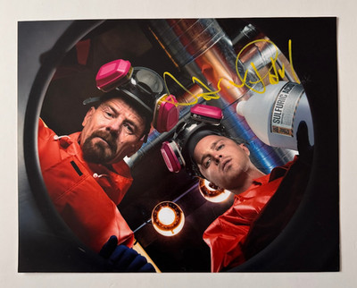 Signiertes Aaron Paul 14''x11'' Breaking Bad Foto - GENAUER BEWEIS/COA - Bryan Cranston