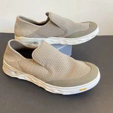 Merrell Womens Size 8.5 Tideriser Moc Slip On J49130 Hydromorph Sport Beige