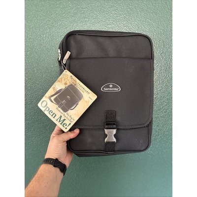 Samsonite Royal Travel Bag D201 2-in-1 Duffle Day Bag New Black 10 Compartments