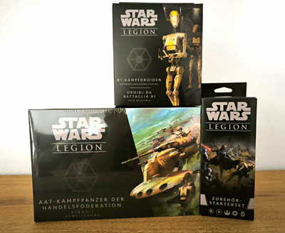 Star Wars Legion AAT-Kampfpanzer, B1 Kampfdroiden Aufwertungspacket, Zubehör