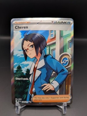 Cheren 258/217 Full Art Trainer Ultra Rare Holo Ascended Heroes Pokemon TCG