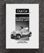 1984-2002 GAS & ELECTRIC GOLF CART PARTS MANUAL FITS CLUB CAR DS FE 290 ENGINE