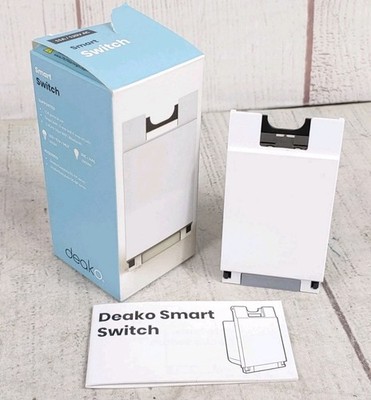 NEW Deako Smart Switch Wi-Fi Smart Light Switch Home Automation White