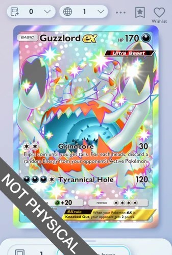 pokemon guzzlord card GX Hyper Rare - 116/111 - Crimson Invasion Colorless Retreat Cost Guzzlord Cards | Dex -