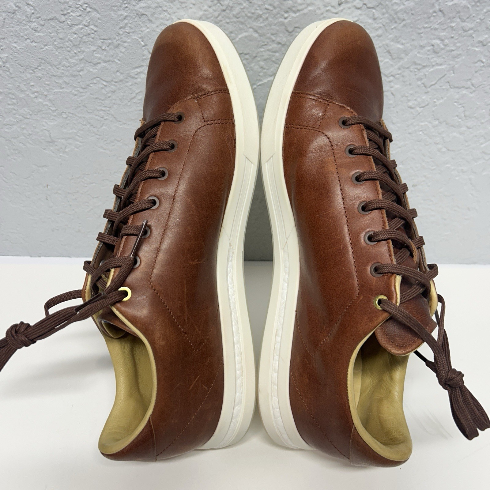 Adidas ADIPURE SP Spikeless Brown Leather Men's Size 13 Golf Shoes EF8395 thumbnail 9