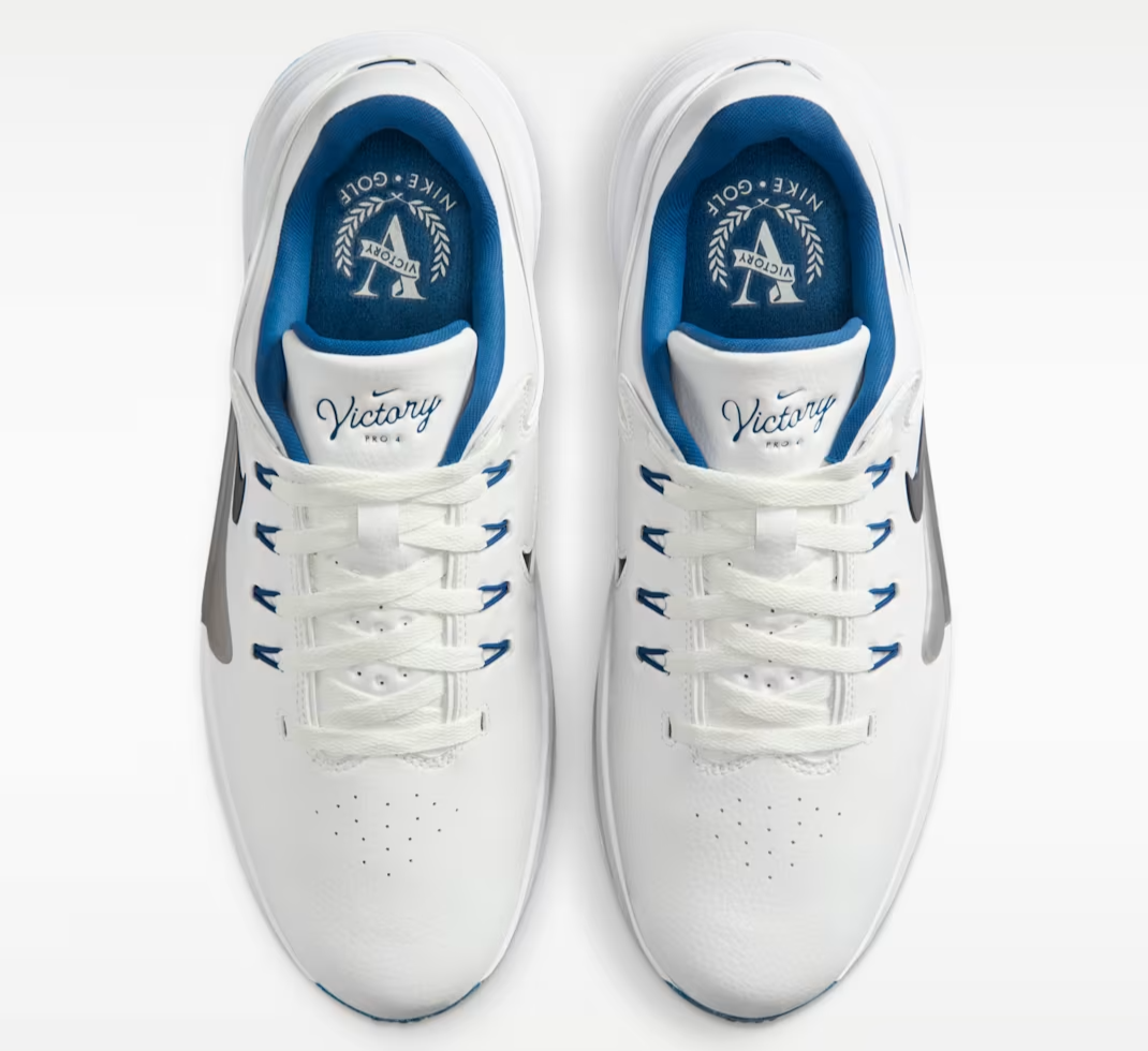 Nike Victory Pro 4 Golf Shoes Summit White Court Blue Men's | Size