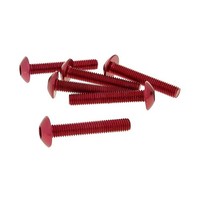 Schraubensatz 6 StüCk Verkleidung Rot - M5X30 FüR Husaberg Hercules Mawi Ride