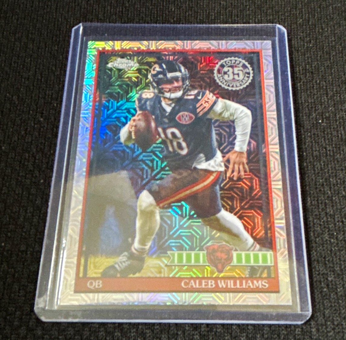 Topps 2026 Caleb Williams Chicago Bears 1991 Silver Pack Mojo Insert #91TC-18