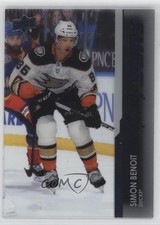 2021-22 Upper Deck Series 1 Young Guns Clear Cut Simon Benoit #228 0f7x