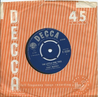 Ruby Murray - Little Pine Tree - Used Vinyl Record 7 - J5783z