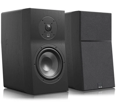 SVS Ultra Evolution Black Ash (Pr.) Bookshelf Speakers (Open Box) Box Damage