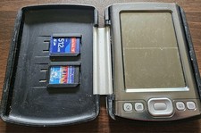 PalmOne Tungsten T5 Handheld PDA With Case Tetris Game Memory Card Untested...