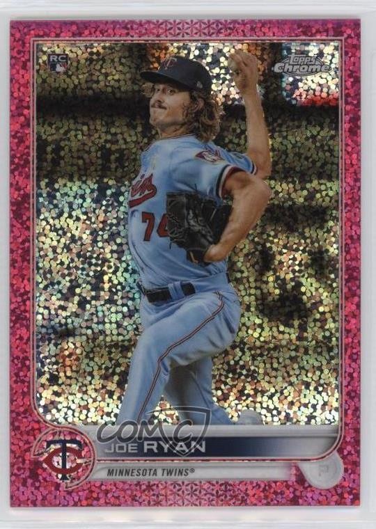 2022 Topps Chrome Magenta Speckle Refractor 70/350 Joe Ryan #48 07i7