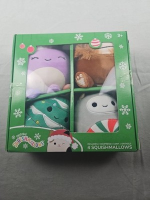 Squishmallow 5  Holiday 4 Pack Christmas Benny Nissa Beula Johann