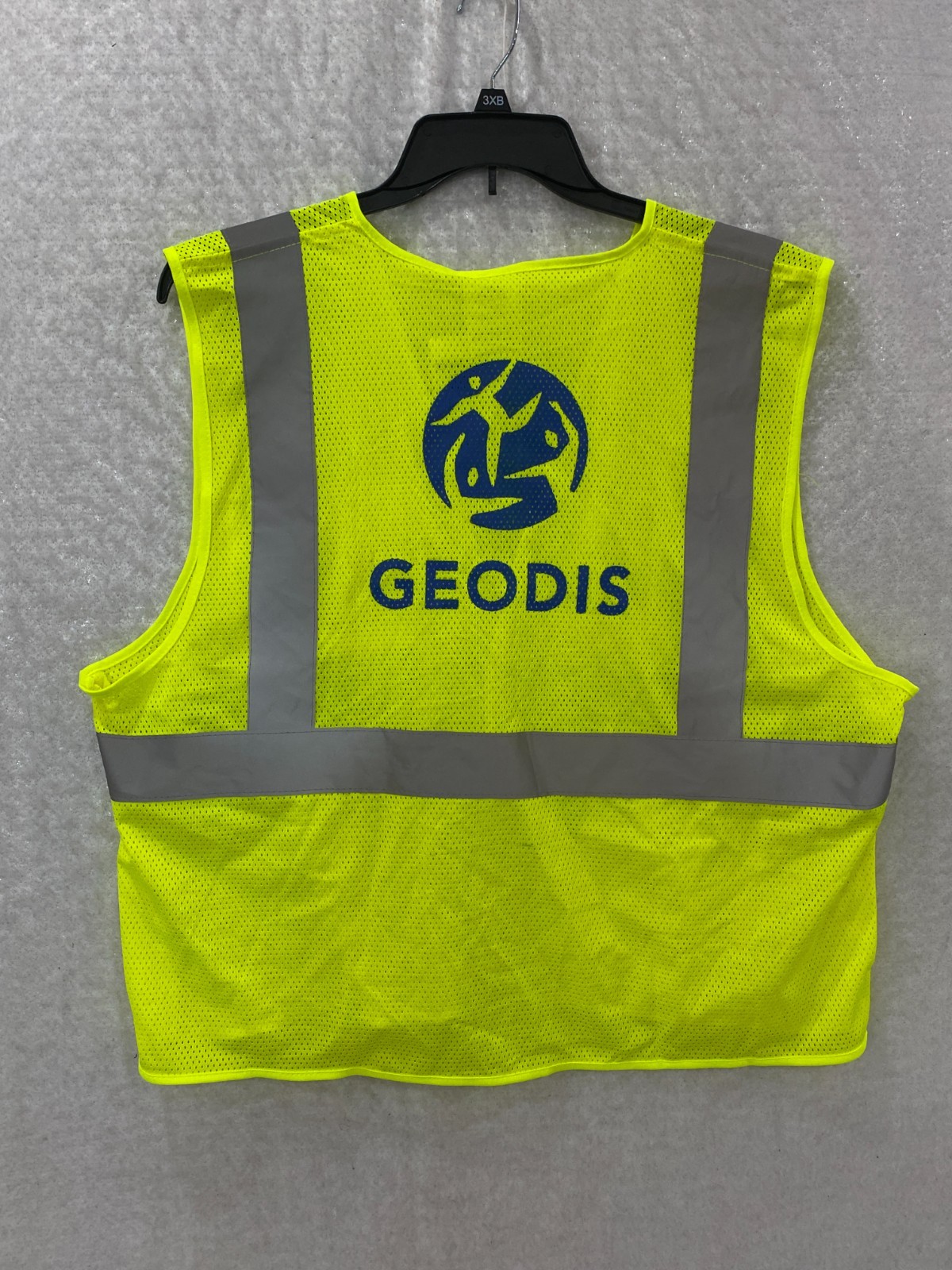GSS High Visibility Safety Vest Reflective Class 2 Yellow Men's L, XL Zip Pocket - second product detail image