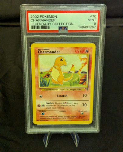 Charmander graded PSA 9 for sale on eBay