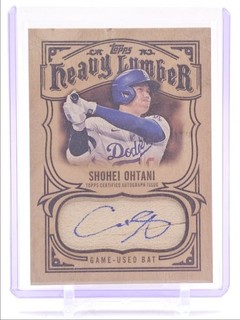 SHOHEI OHTANI 2026 TOPPS HEAVY LUMBER GAME USED BAT AUTOGRAPH SSP AUTO Q3562