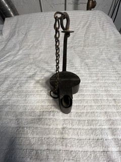 Antique Miners Oil Wick Lamp