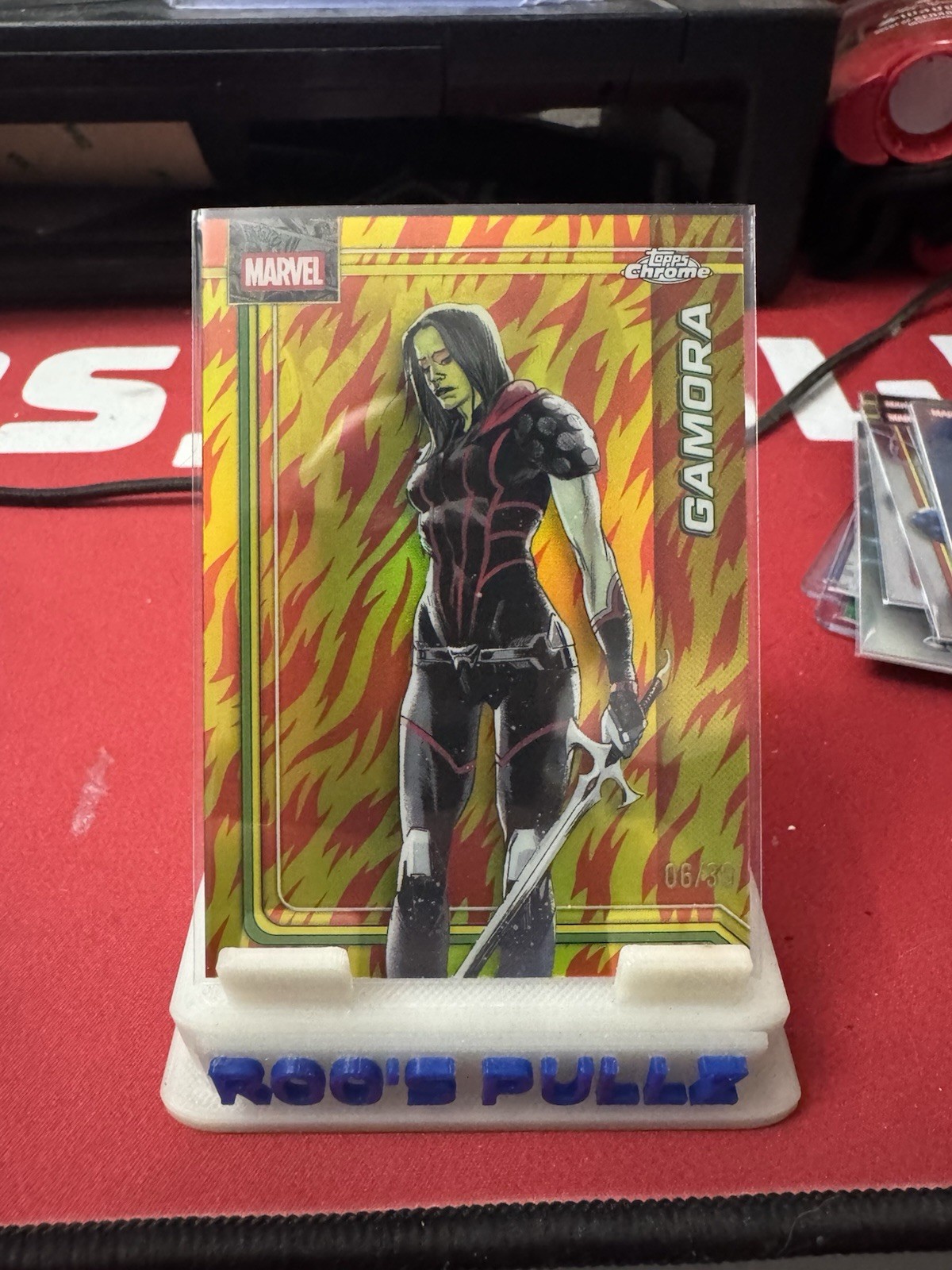 2026 Topps Chrome Marvel Gamora Human Torch Refractor /39