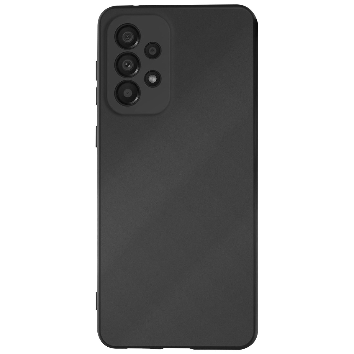 Coque Samsung A53 5G antichoc Jaym silicone microfibre noir