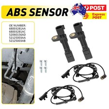 For Jeep Wrangler JK ABS 2007-2017 Wheel Speed Set Sensor 4pcs Front+Rear