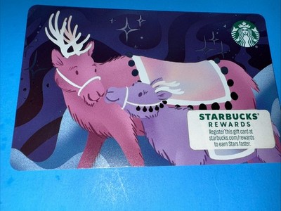 Starbucks 2023 Deer Snow Coffee Gift Card - No Value - Brand New