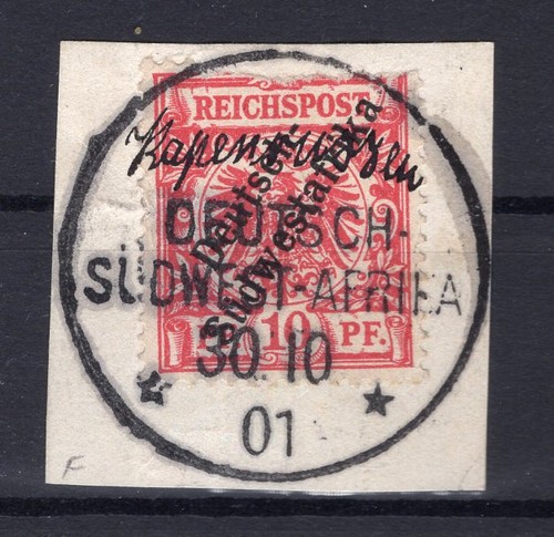 DSWA 7 with hiking stamp KAPENOUSSEU Gest. Luxury Piece (EA1358)