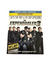 The Expendables 3 2014 Blu-Ray and DVD Combo Back Sylvester Stallone 2010s