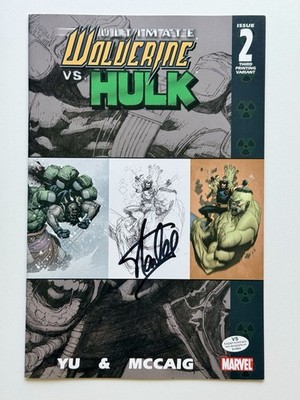 STAN LEE SIGNED   Ultimate Wolverine vs. Hulk #2 * VS Autographs COA VF/ NM  