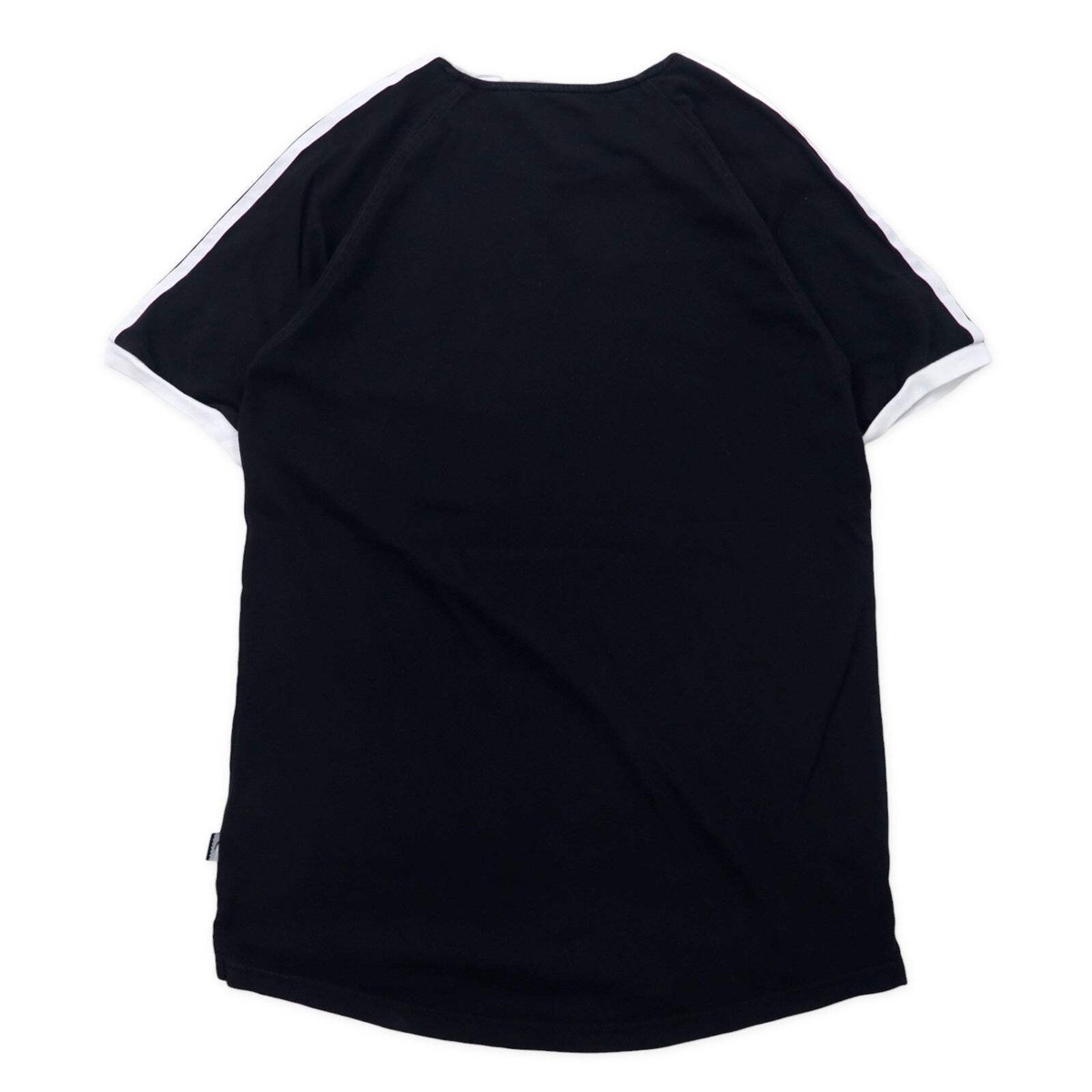 adidas skateboarding Ringer T-Shirt L Black Cotton Trefoil