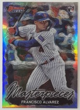 2023 Bowman's Best Francisco Alvarez Masterpieces Refractor Rookie RC Mets #BM-9