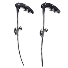 2Pcs Roller Skates Buckle Strap Set in Black for Secure Skate Accessories