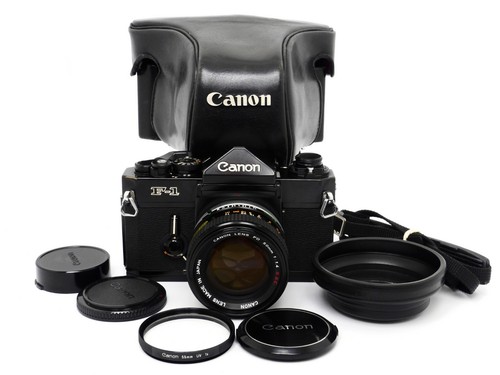 ✮ Canon F-1N mit FD 50mm f/1.4 Objektiv #588177 || vom Händler!