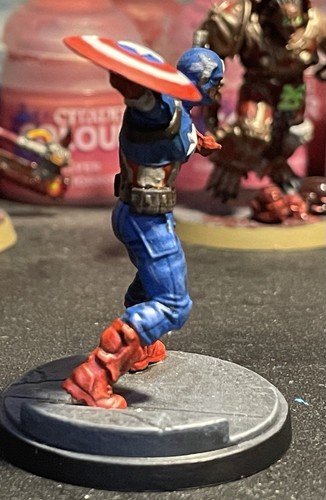 Marvel Crisis Protocol: Capitan America E Torcia Umana &ndash; Miniature Dipinte