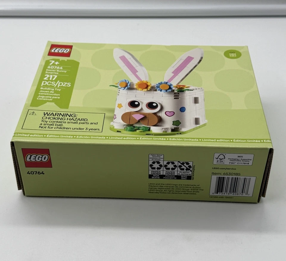 LEGO 40764 Conejo de Pascua Sorpresa Edición Limitada Retirado Nuevo Juguete Sellado Foto 3 de 3