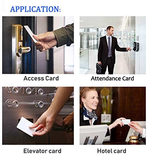 100 PCS Premium Rewritable UID Smart Card Mi Fare 1K S50 RFID Cards 13 ...