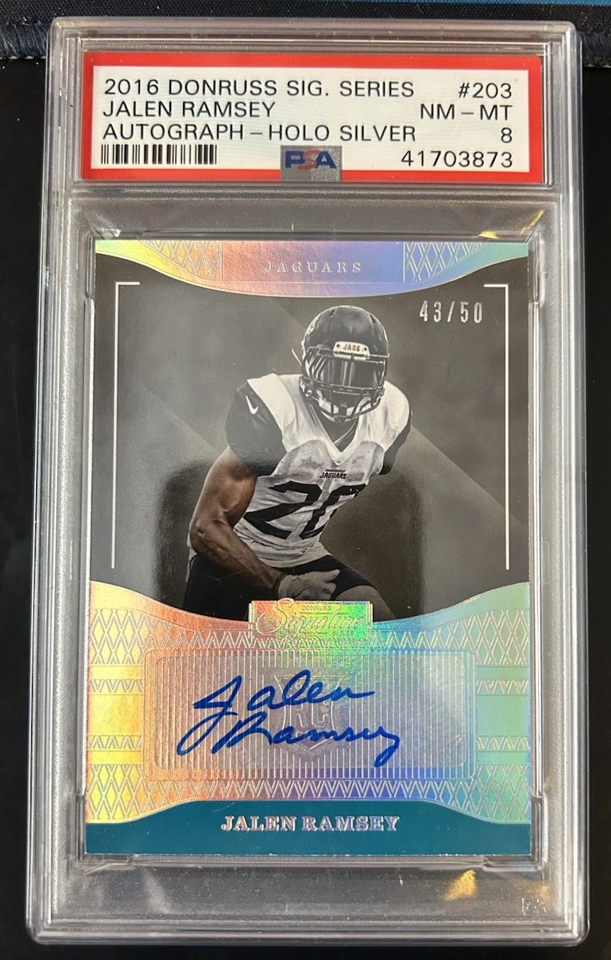 Jalen Ramsey Panini Donruss Signature Series #203 Autograph-Holo Silver