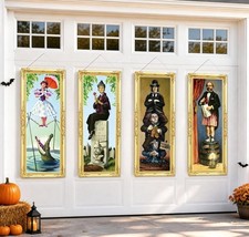 4PCS Halloween Decorations,Haunted House Spooky Mansion Decor Halloween Stretc