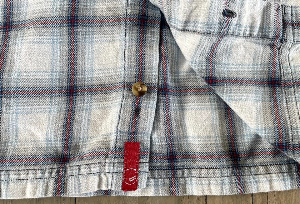 Camisa De Colección 2005 Gymboree Patrulla de Hielo Helicóptero Rescate Tejida a Cuadros Bolsillo 18-24M Foto 4 de 4