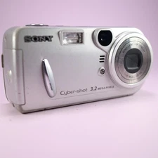 Sony Digital Camera Cybershot DSC-P72 3.2MP Silver Tested