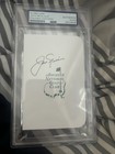 Jack Nicklaus Signed Augusta National Scorecard Masters PSA/DNA Autograph RARE