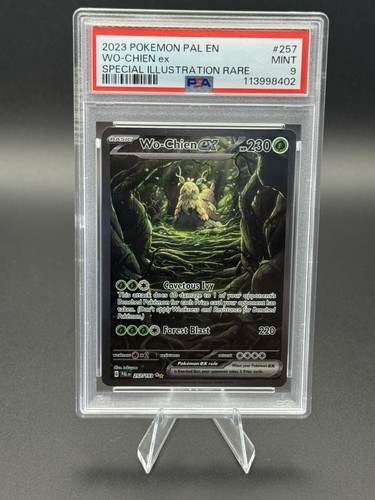 2023 POKEMON PAL EN-PALDEA EVOLVED SPECIAL ILLUSTRATION RARE WO-CHIEN EX PSA 9