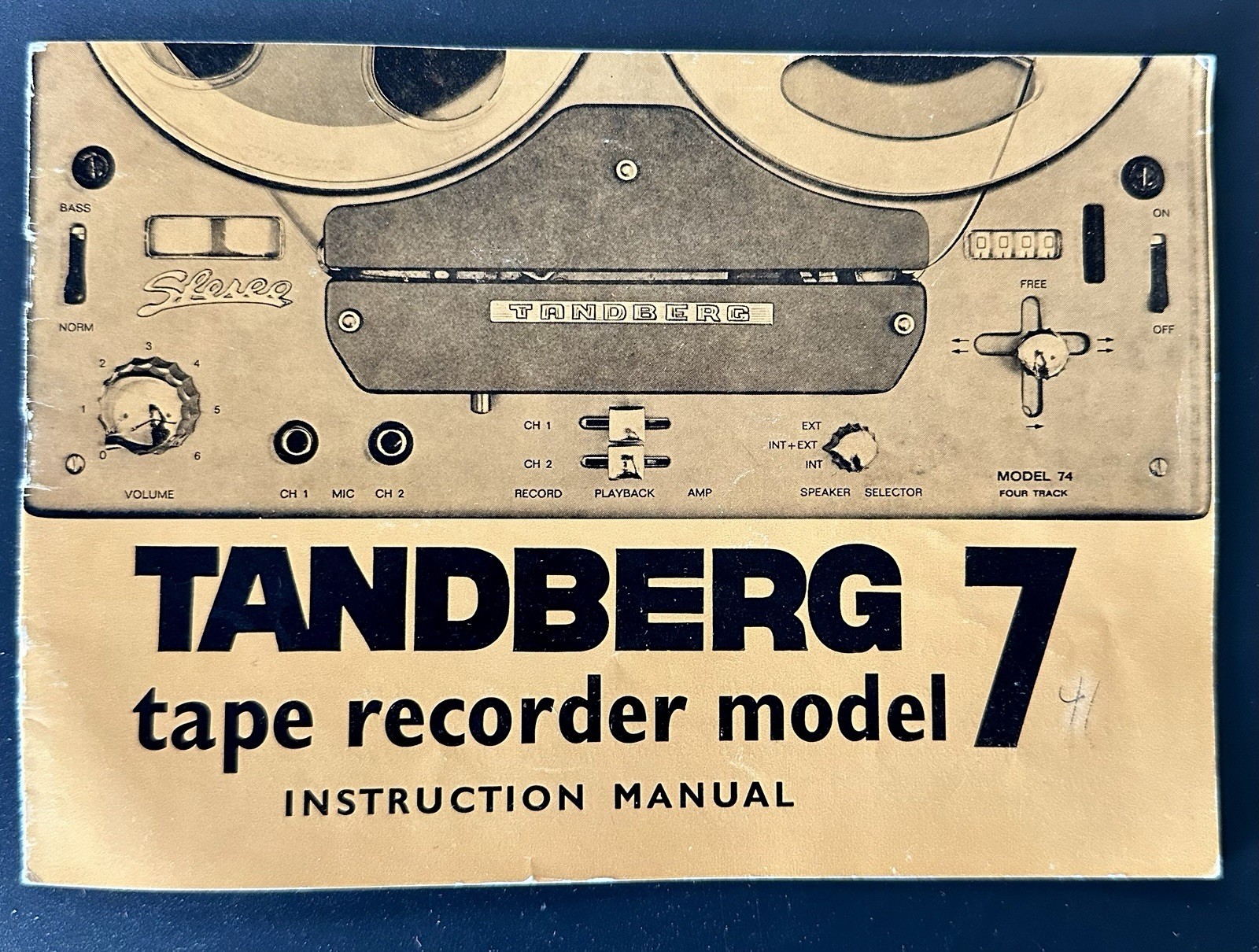 Tandberg Series / Model 7 Reel to Reel Owners / User Manual *Original*