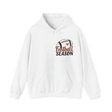 Football Season Hooded Sweatshirt, Unisex Hoodie, Football Fan Gear, ... 