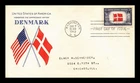 US COVER DENMARK OVERRUN COUNTRIES FDC SCOTT 920 GRIMSLAND CACHET