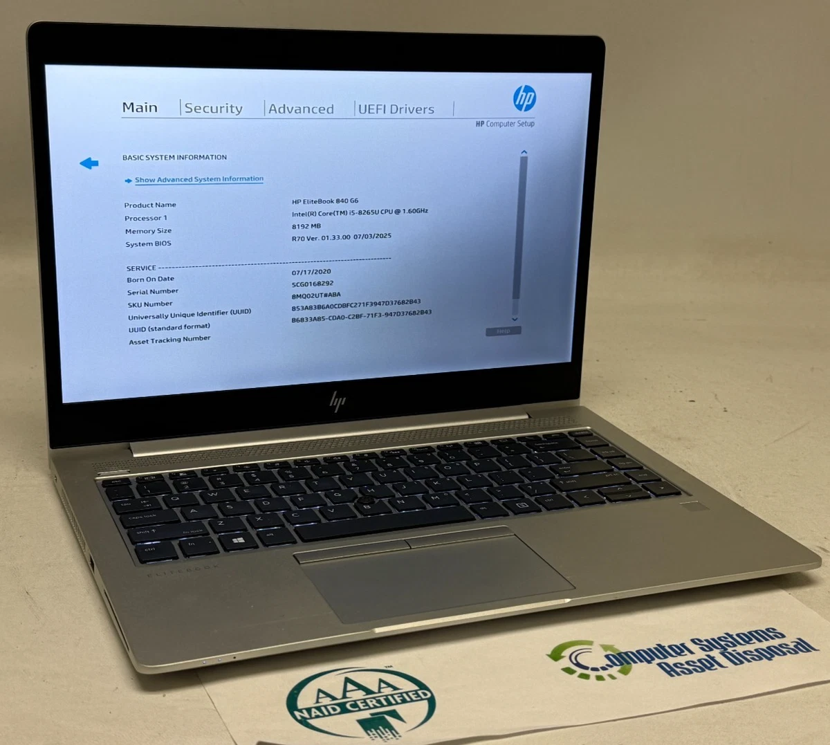 HP Intel Core i5 8th Gen. 8 GB RAM PC Laptops & Netbooks for sale