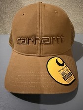 Carhartt Trucker Hat Brown A-Frame Mesh Snapback NWT