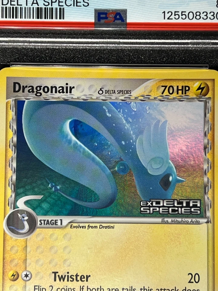 PSA NM-MT 8-Dragonair 42/113 Reverse Holo Stamped-Pokémon 2005 EX Delta Species - Image 2 of 3